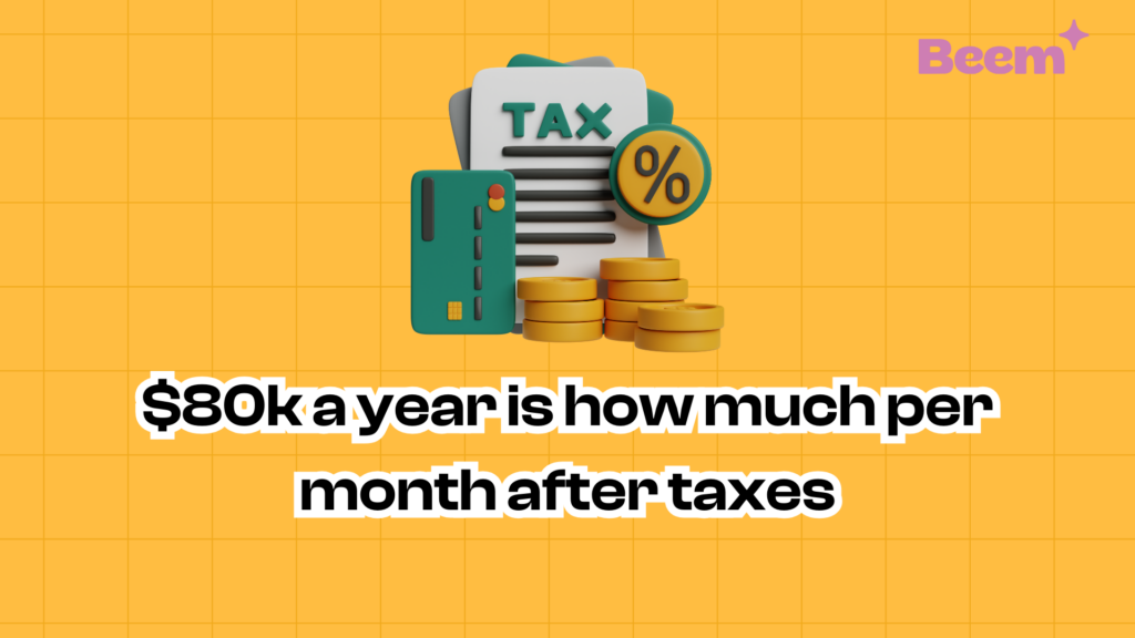 80k a year is how much per month after taxes