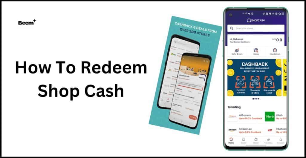 How To Redeem Shop Cash