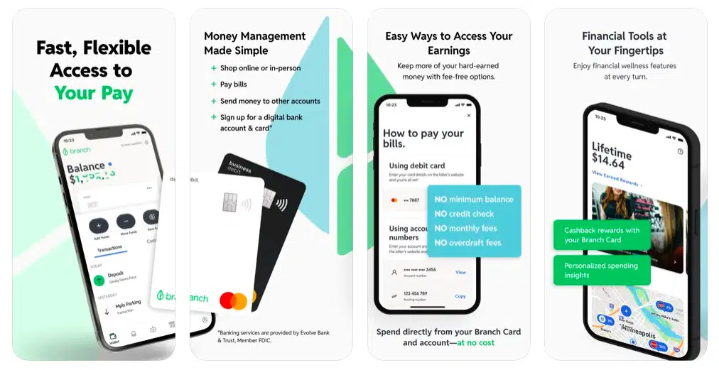 branch cash advance app