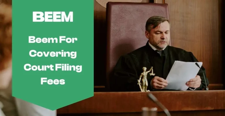 Beem For Covering Court Filing Fees