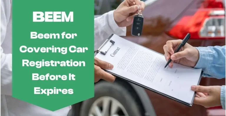 Beem for Covering Car Registration