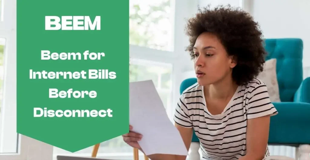 Beem for Covering Internet Bills Before Disconnect