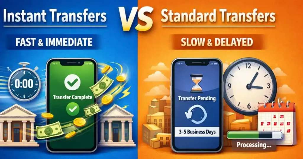 Instant Transfers vs Standard Transfers