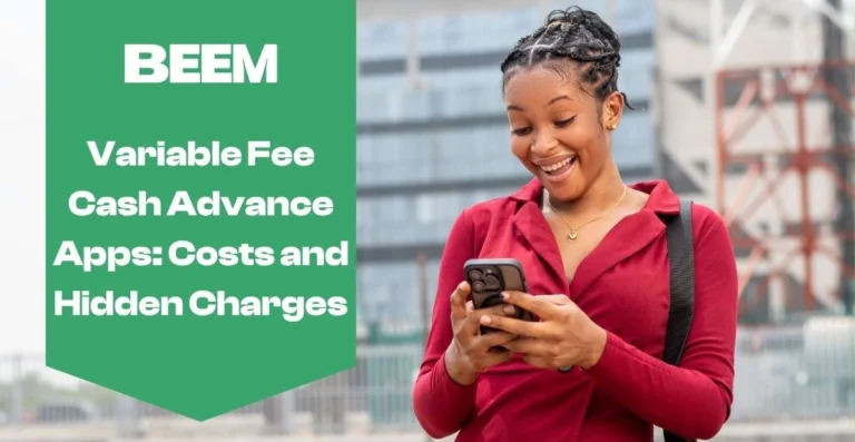 Variable Fee Cash Advance Apps